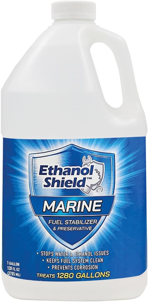 Ethanol Shield Marine Fuel Stabilizer & Preservative, 1 Gallon