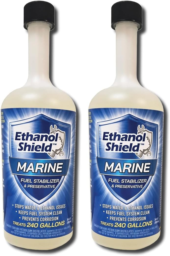 Ethanol Shield Marine Fuel Stabilizer & Preservative, 24 oz — 2-Pack